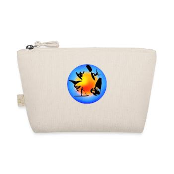 Rond jaune bleu wind wing kite sup surf - Trousse biologique - nature - Devant