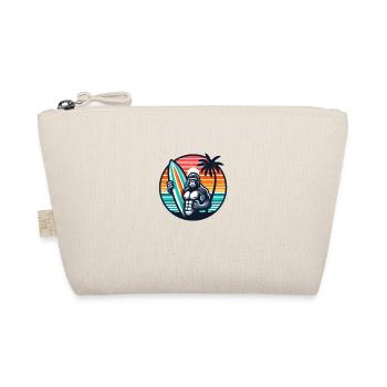 Surfboard Gorilla - Organic Pouch - nature - Front