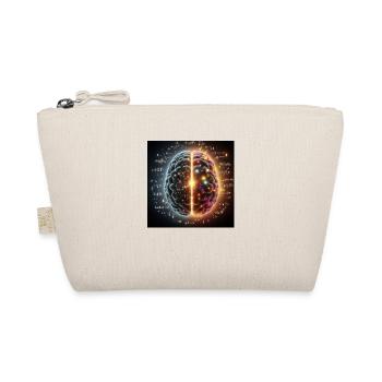 Battle of the two sides Brain - Organic Pouch - nature - Front