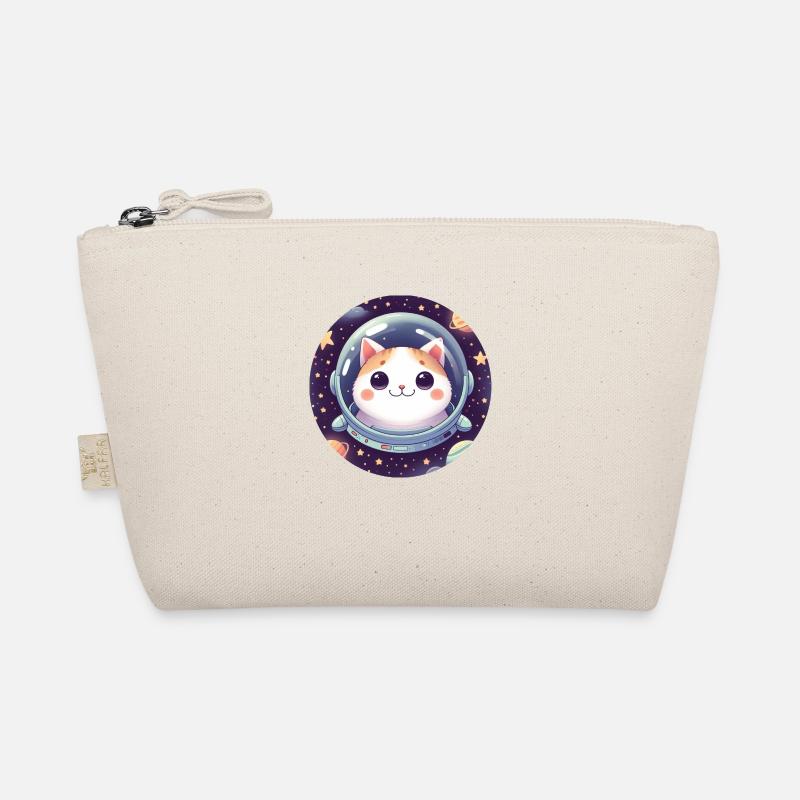 Space, Cat, Astronaut Organic Pouch