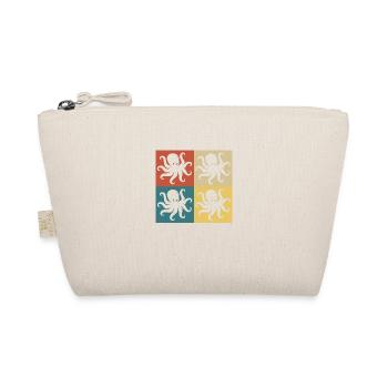 Poulpe vintage rétro - Trousse biologique - nature - Devant