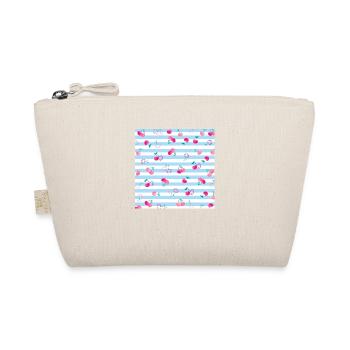 Kirsche Muster motif cerise - Trousse biologique - nature - Devant