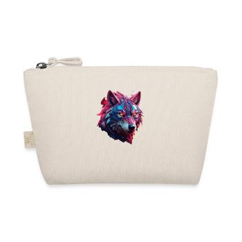 Wolf - Organic Pouch - nature - Front