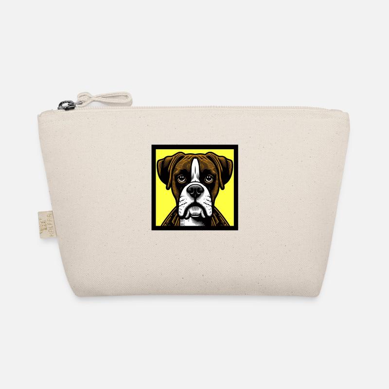 Boxer Dog pop art Organic Pouch