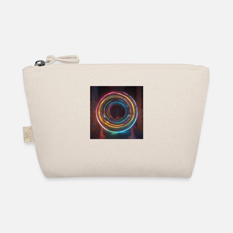 Neon Circles Organic Pouch
