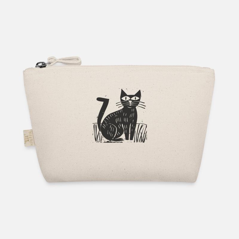 Chat noir chaton chaton Punt ronronner Trousse biologique