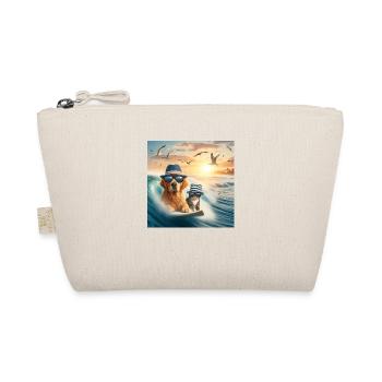 chient et chat surfeur - Trousse biologique - nature - Devant