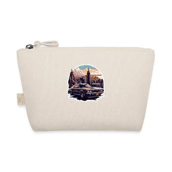 Vintage American and Sports Car - Organic Pouch - nature - Front