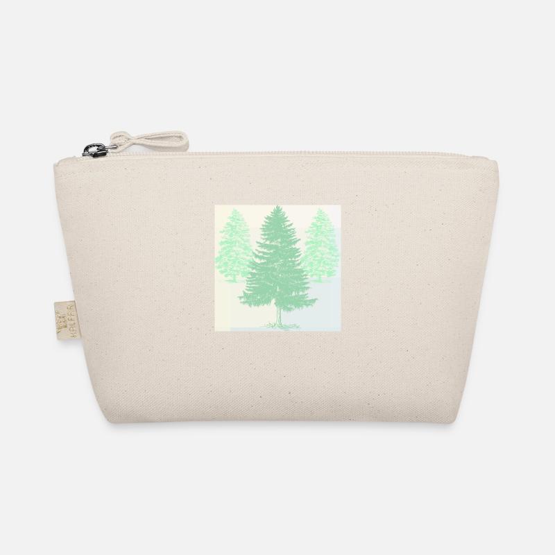 Pastel-colored pines. Organic Pouch