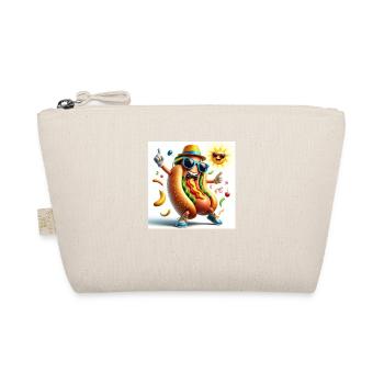 Dancing Hot Dog - Bio-Täschchen - Natur - Vorne