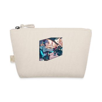 CyberPunk Girl - Organic Pouch - nature - Front