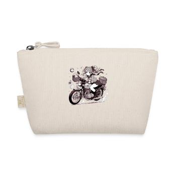 Manga Woman Biker 2 - Organic Pouch - nature - Front