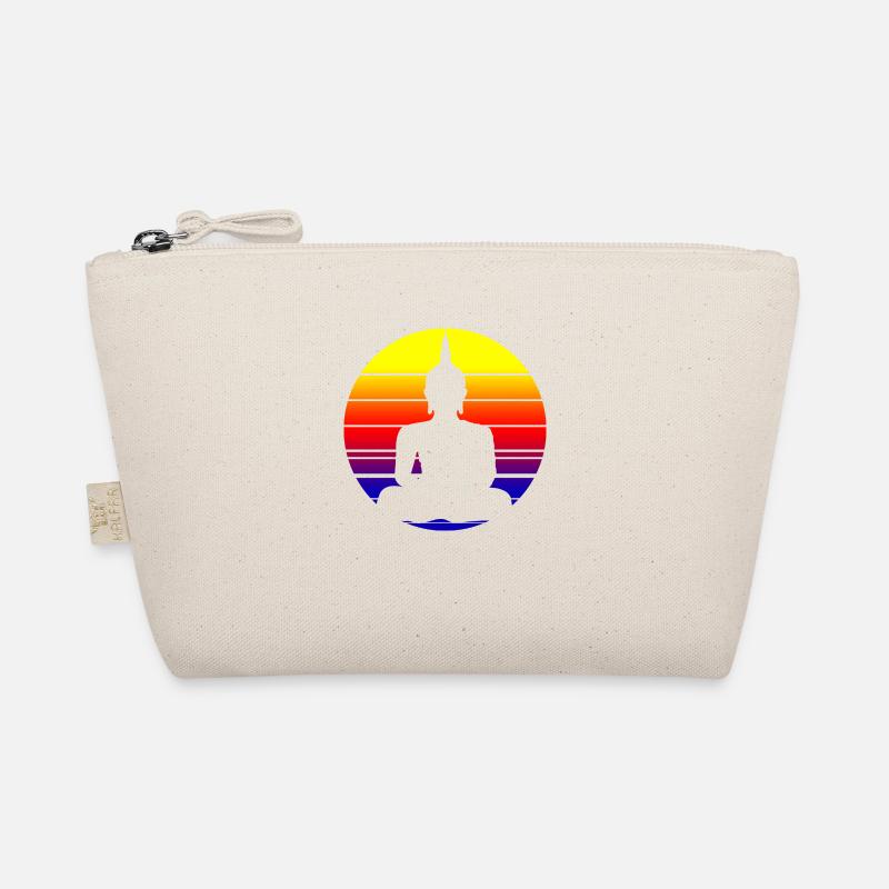 Buddha Mönch Namaste Buddhismus I Geschenk Bio-Täschchen