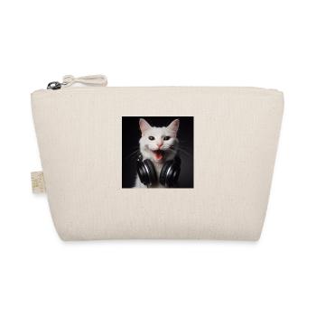 Musik Katze 4 - Bio-Täschchen - Natur - Vorne