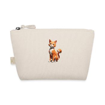 Chat Bande Dessinée Mignon - Trousse biologique - nature - Devant