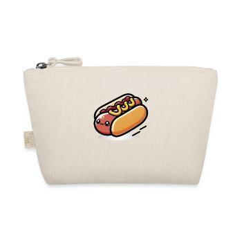 Niedlicher Kawaii Hot Dog - Bio-Täschchen - Natur - Vorne