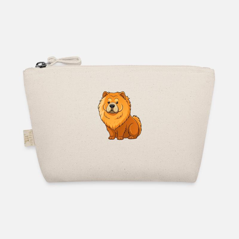 Stoic Chow Chow Guarding Territory Organic Pouch