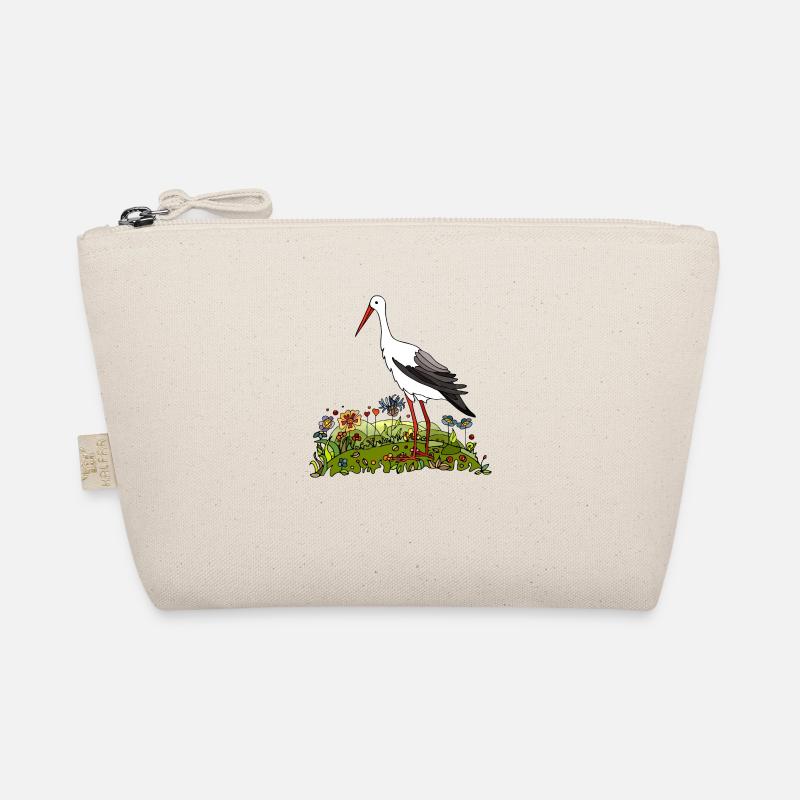 Stork bird Organic Pouch