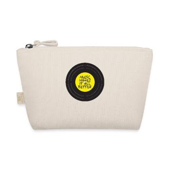 Music makes it all better - Bio-Täschchen - Natur - Vorne