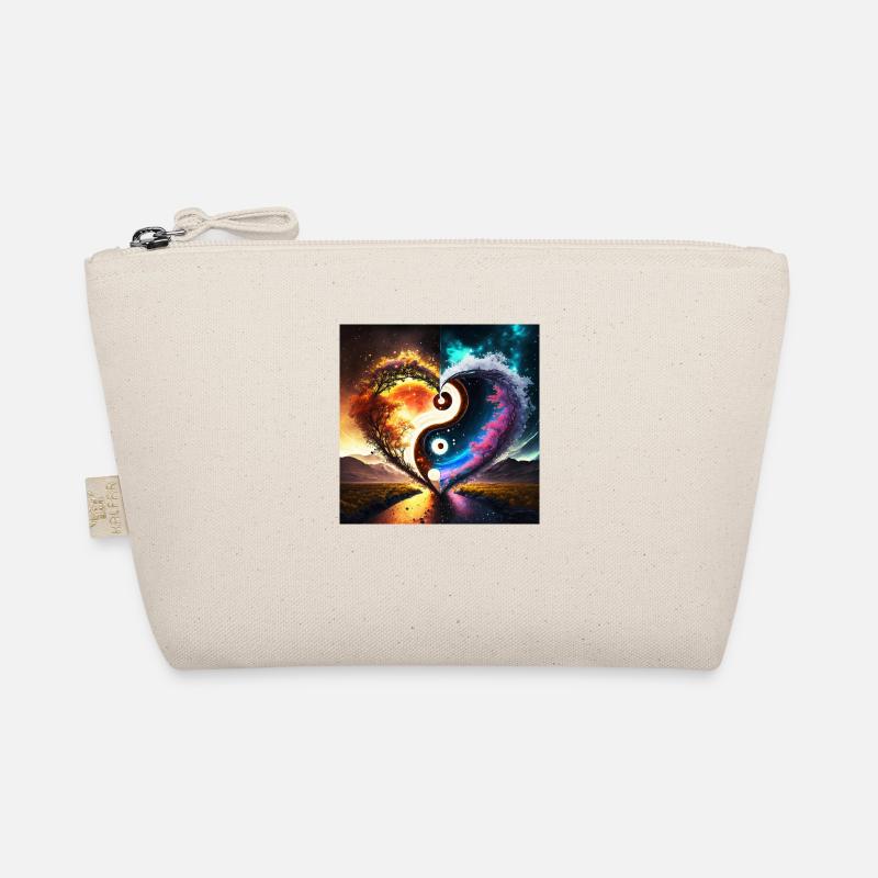 Firefly love ying yang Organic Pouch