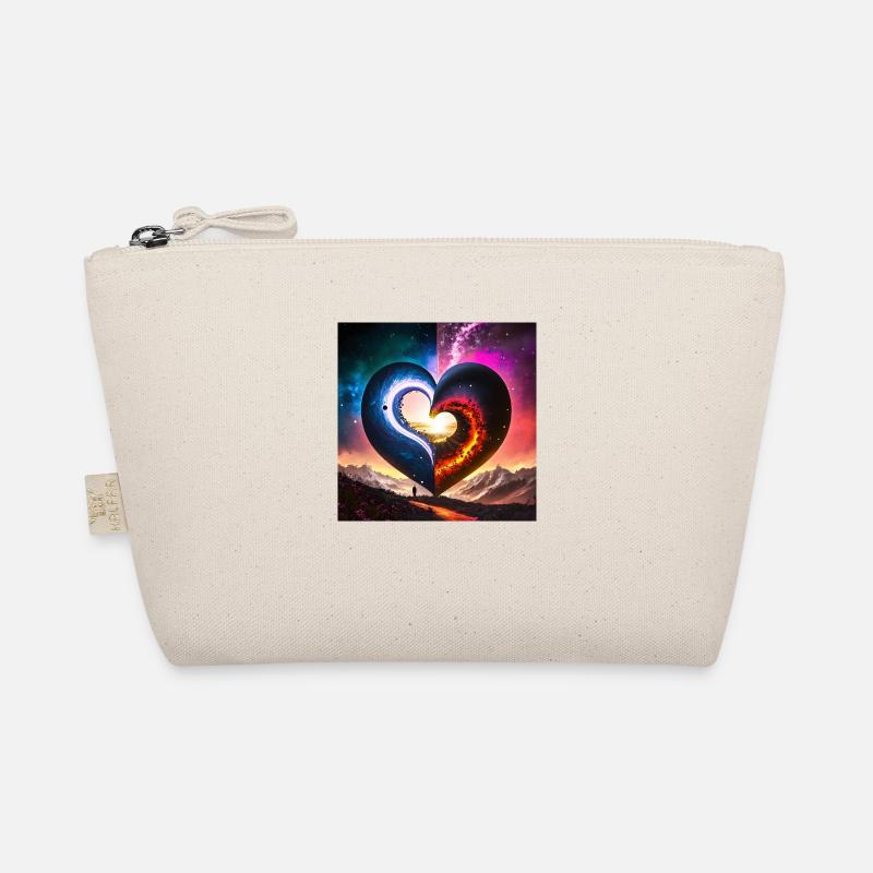 Firefly love ying yang Organic Pouch