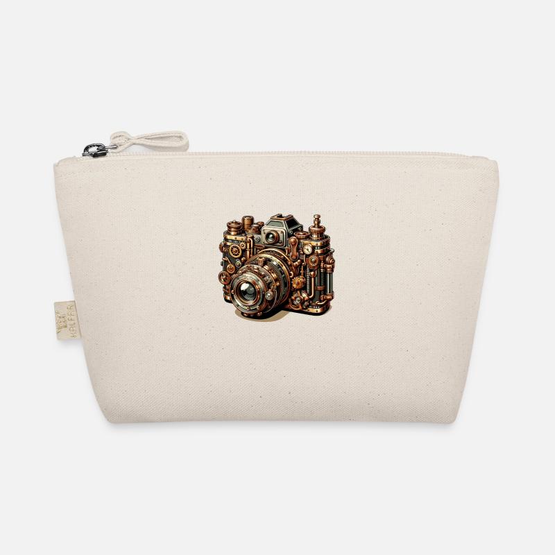 Steampunk Camera 2 - Organic Pouch - nature