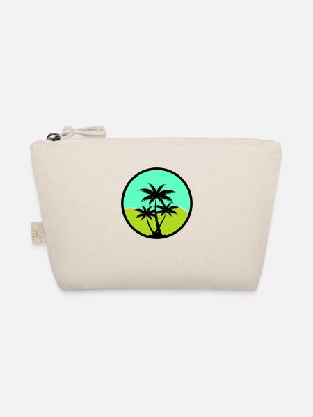 Palm trees - Organic Pouch - nature - Front