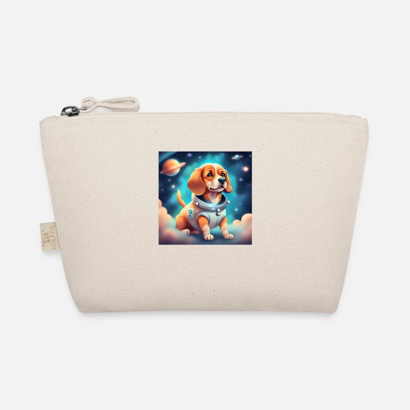 Chien mignon dans l’espace Trousse biologique