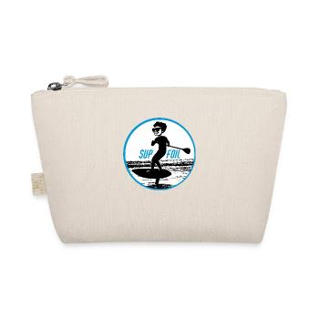 Sup foil noir blanc texte bleu - Trousse biologique - nature - Devant