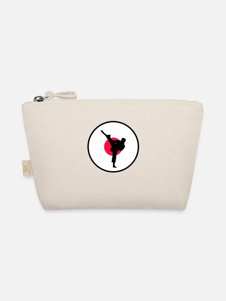 Karate Japan - Organic Pouch - nature - Front