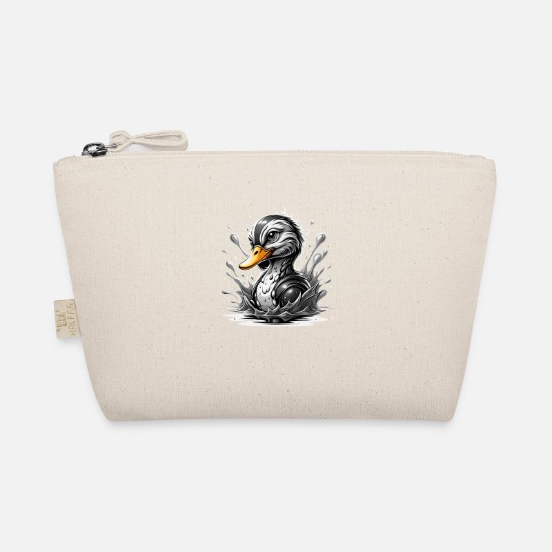 Duck black and white Organic Pouch