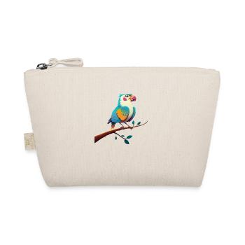 illustration d'un perroquet sur une branche - Trousse biologique - nature - Devant