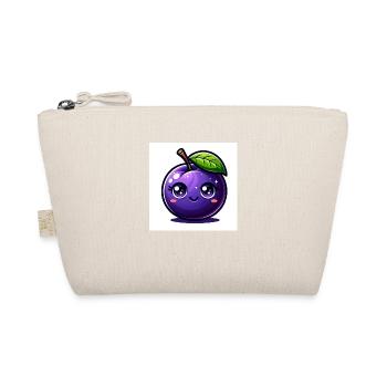 Plum purple - Organic Pouch - nature - Front