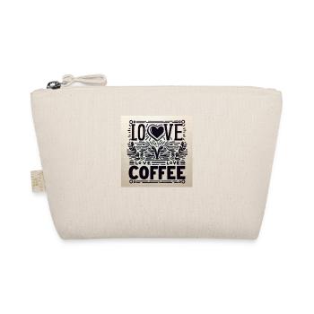 Ich liebe Kaffee - Bio-Täschchen - Natur - Vorne