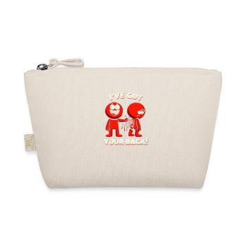 I support you! - Organic Pouch - nature - Front