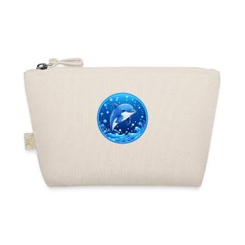 Cute little dolphin - Organic Pouch - nature - Front