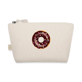 donut dessin dessert donuts gateau patisserie 115 - Trousse biologique - nature - Devant