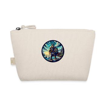 Norse Viking at sea - Organic Pouch - nature - Front