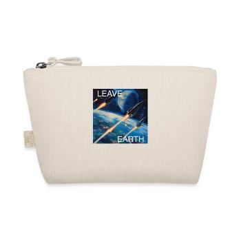 Affiche de Style rétro voyage dans l’espace « Quitter la Terre » - Trousse biologique - nature - Devant
