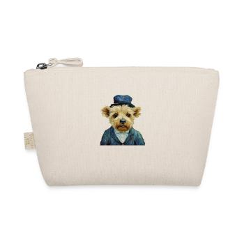 Bust of Dog in Costume - Organic Pouch - nature - Front