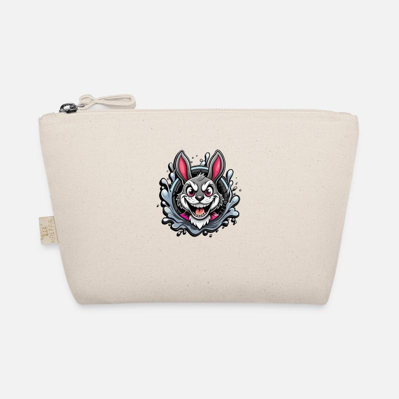 crazy easter bunny Bio-Täschchen