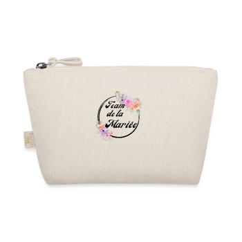 Team de La mariée floral rose-idée cadeau Evjf - Trousse biologique - nature - Devant