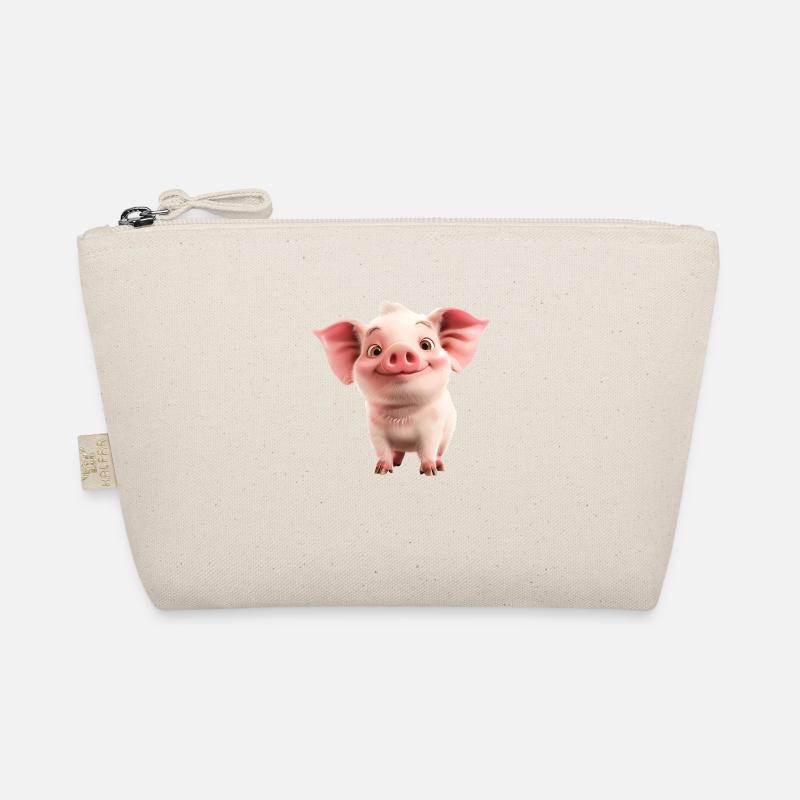 Kleines süßes Ferkel Bio-Täschchen
