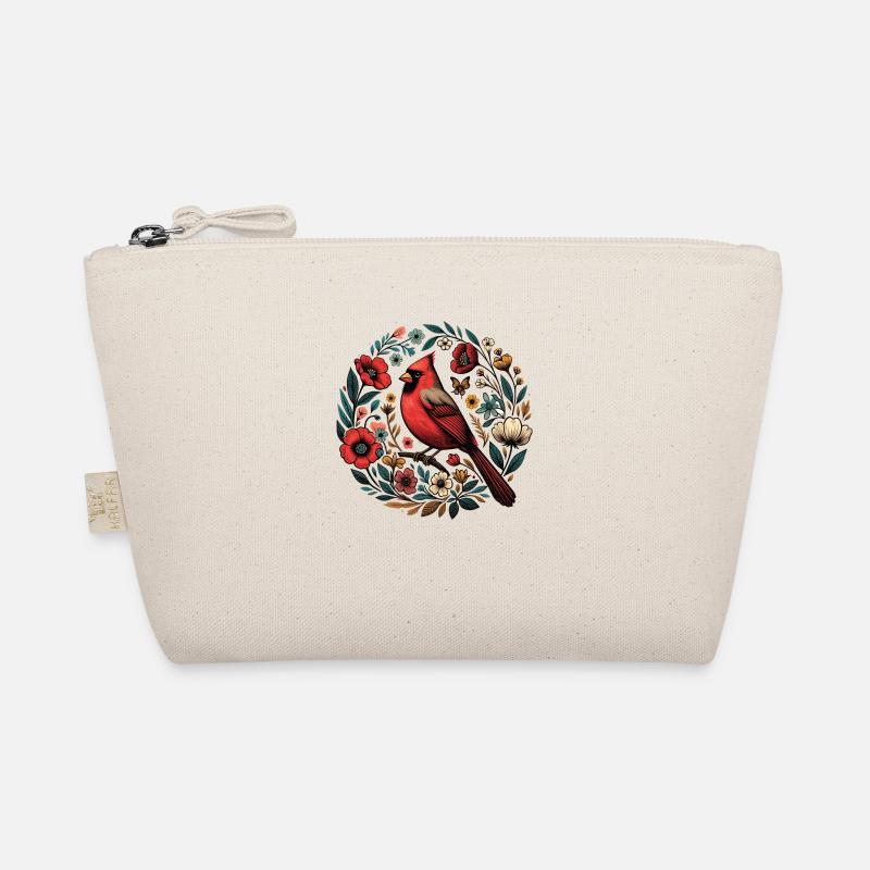 Northern Red Cardinal Organic Pouch