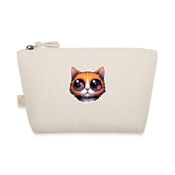 Niedliche Katze - Bio-Täschchen - Natur - Vorne