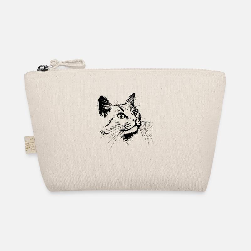 Chat, Motif De Chat, Visage De Chat Trousse biologique