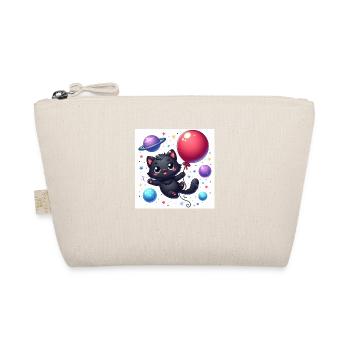 Space Kitty avec ballon rouge dans l’espace - Trousse biologique - nature - Devant