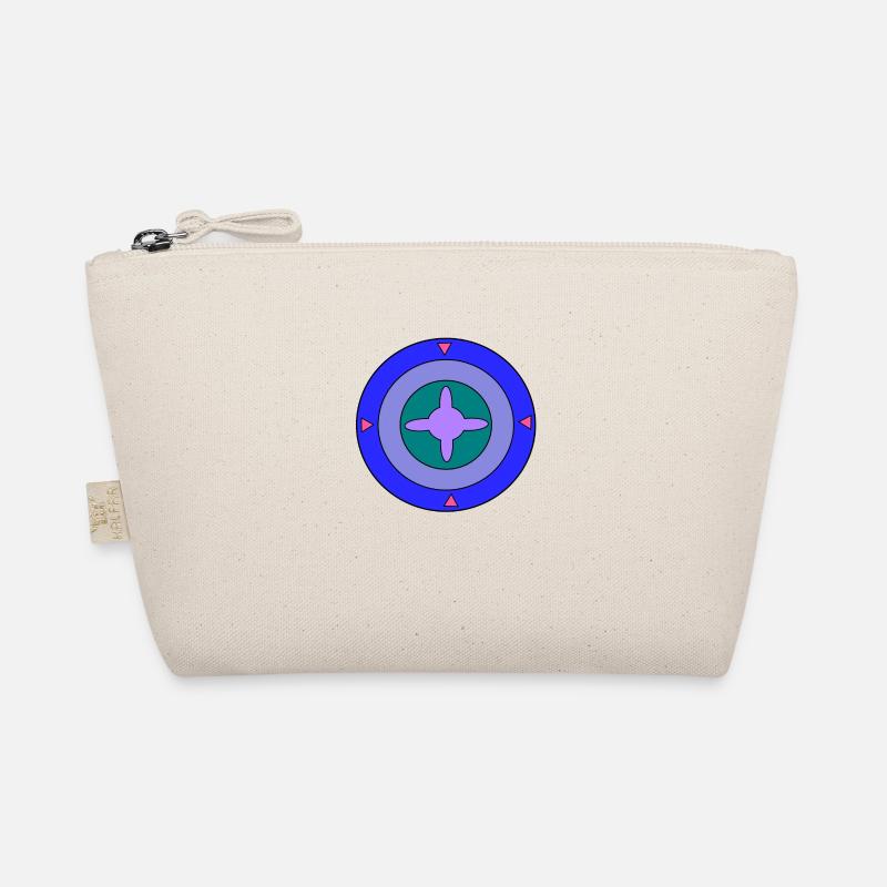Emblem abstract in circles Organic Pouch