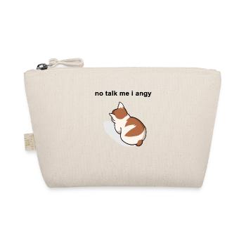 pas de parler moi je mème chat en colère - Trousse biologique - nature - Devant