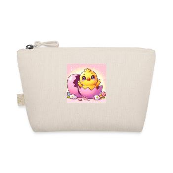 Sweet chick hatches from a purple egg - Organic Pouch - nature - Front